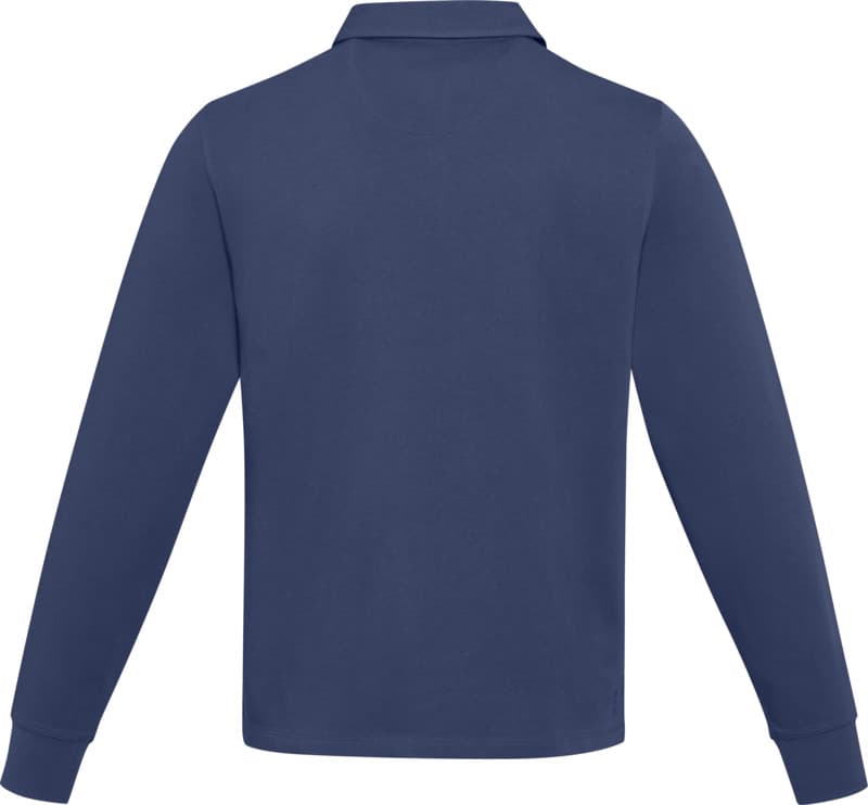 Clyde unisex organic rugby polo sweatshirt 13