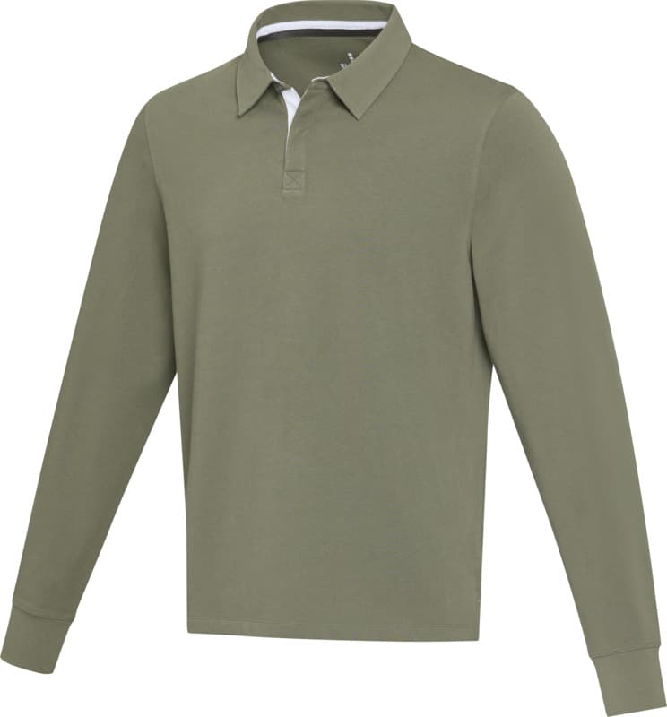 Clyde unisex organic rugby polo sweatshirt 6