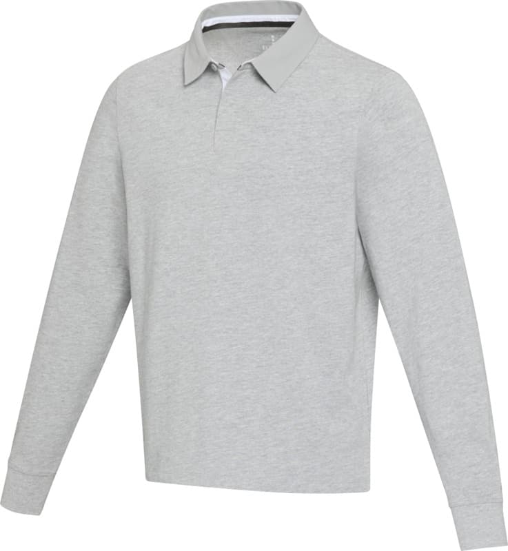 Clyde unisex organic rugby polo sweatshirt 21