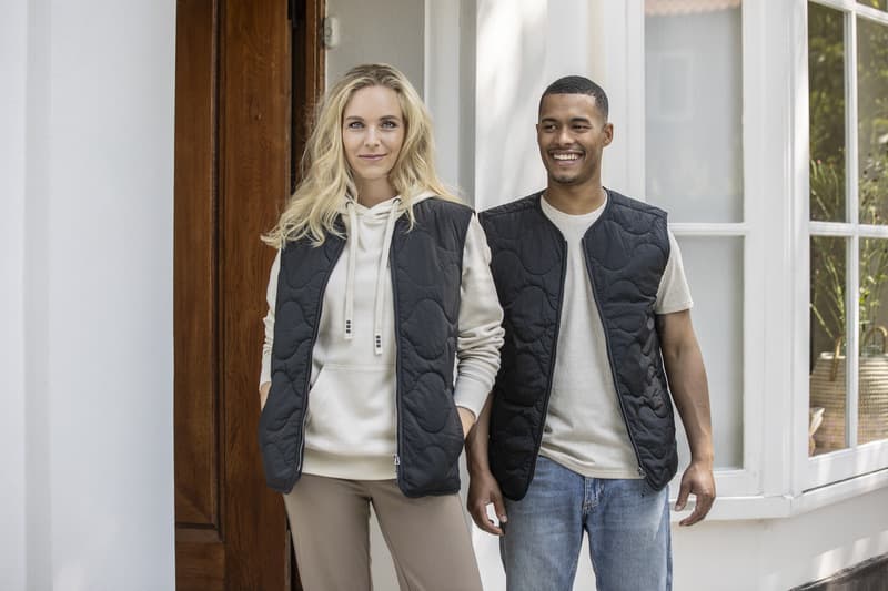 Quartz GRS recycled unisex quilted bodywarmer 4