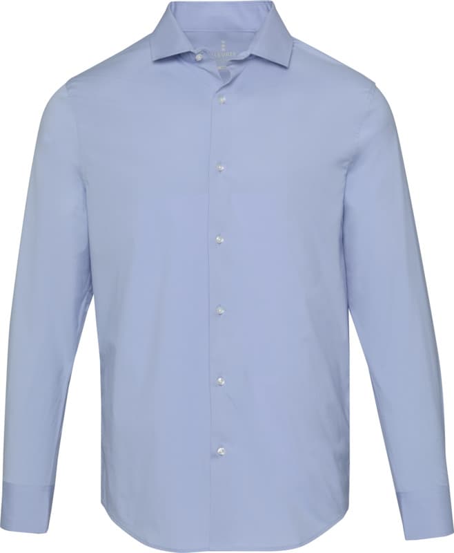 Carnelian poplin men's shirt 7