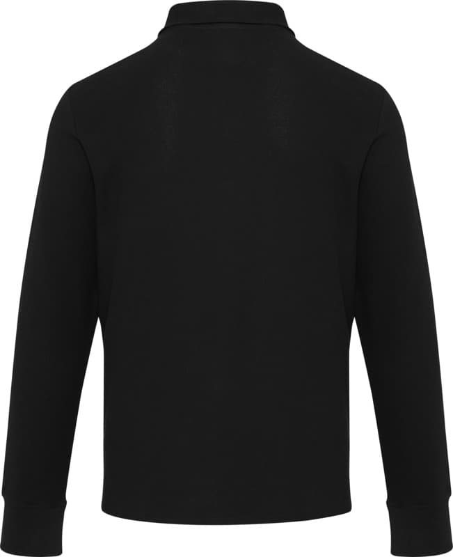 Zeus long sleeve unisex half zip polo 13