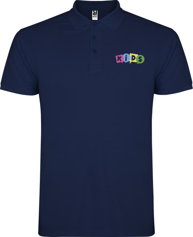 Star short sleeve kids polo 27