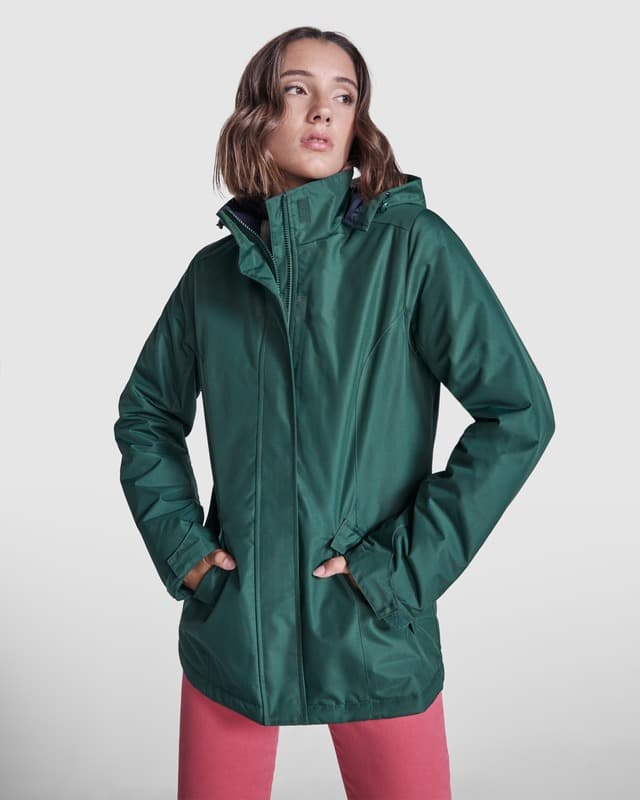 America women's padded parka jacket 8