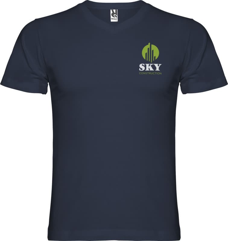 Samoyedo short sleeve men's v-neck t-shirt 20