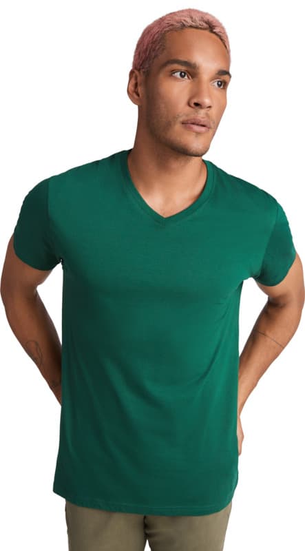 Samoyedo short sleeve men's v-neck t-shirt 29