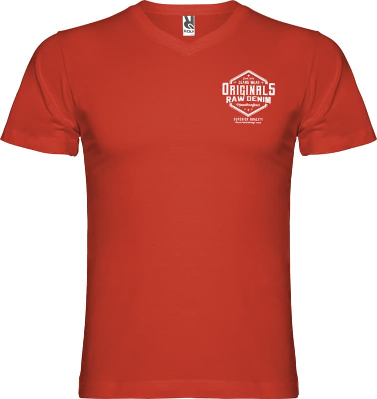 Samoyedo short sleeve men's v-neck t-shirt 35