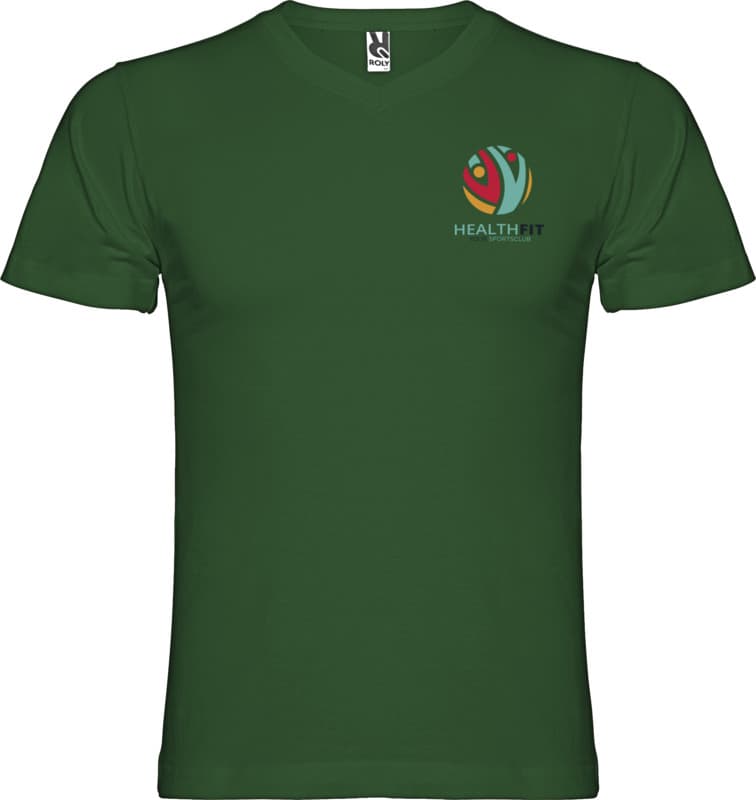 Samoyedo short sleeve men's v-neck t-shirt 25