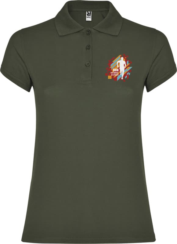 Star short sleeve women's polo 127