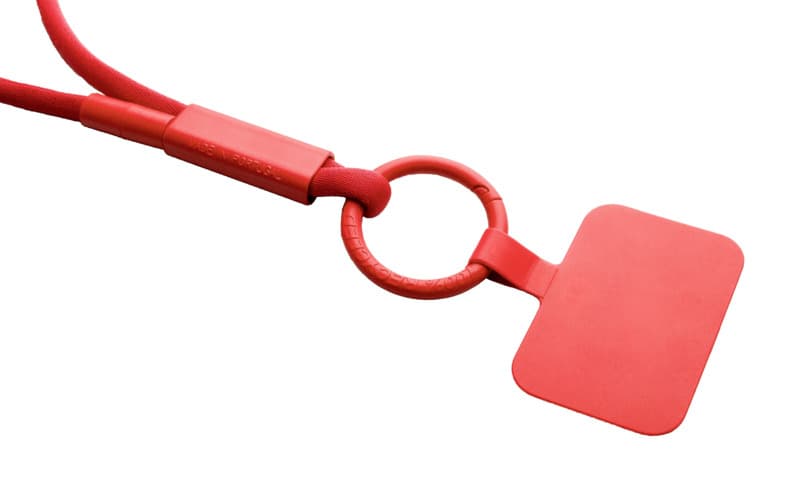Tubyard lanyard phone holder with recycled plastic tube 10