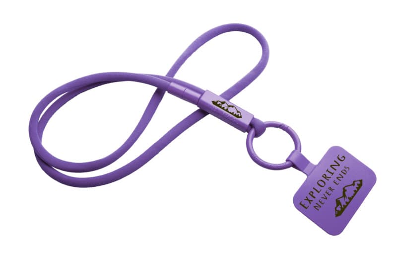 Tubyard lanyard phone holder with recycled plastic tube 32