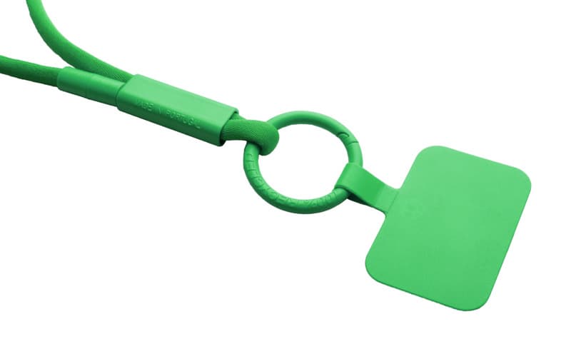 Tubyard lanyard phone holder with recycled plastic tube 58