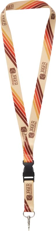 Bucks sublimation lanyard with safety buckle 1