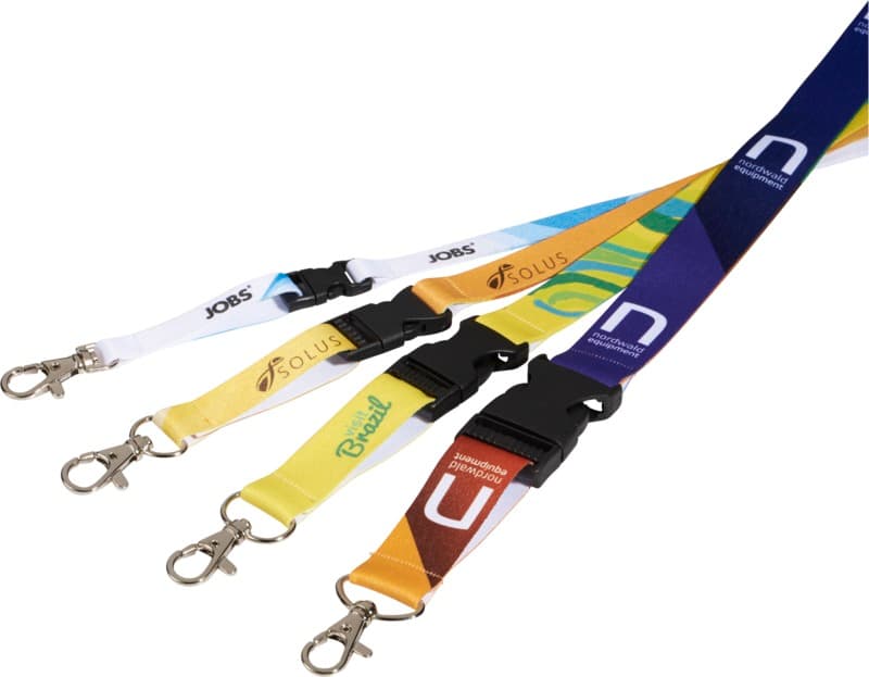 Bucks sublimation lanyard with safety buckle 7