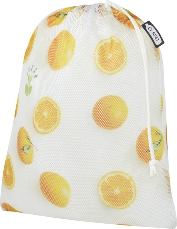 Recycled polyester grocery bag 25x32 cm 1