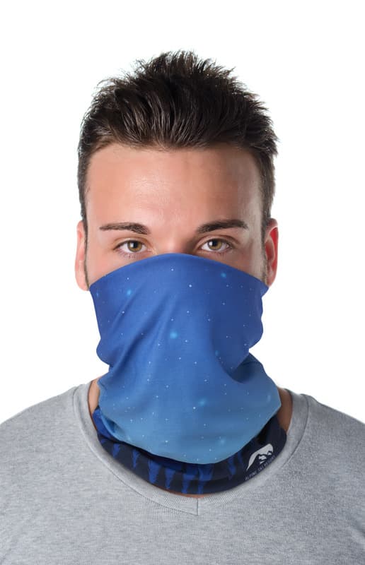 Lara sublimation multi-scarf with fleece layer and hems 1