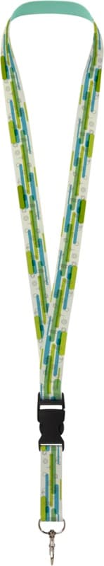 Bucks recycled PET lanyard with safety buckle 1