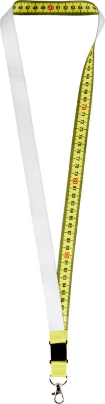 Isla 1-metre recycled PET sublimation lanyard with safety breakaway 6