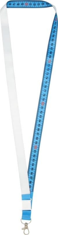 Isla 1-metre recycled PET sublimation lanyard with safety breakaway 10