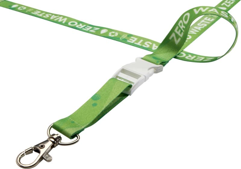 Balta recycled PET lanyard with safety breakaway and buckle 7