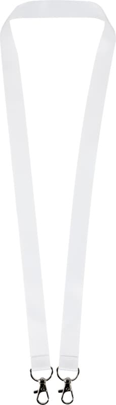 Leia sublimation RPET lanyard with 2 hooks 3