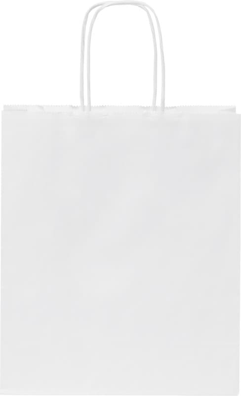 Kraft 80 g/m2 paper bag with twisted handles - 18 x 8 x 21 cm 2