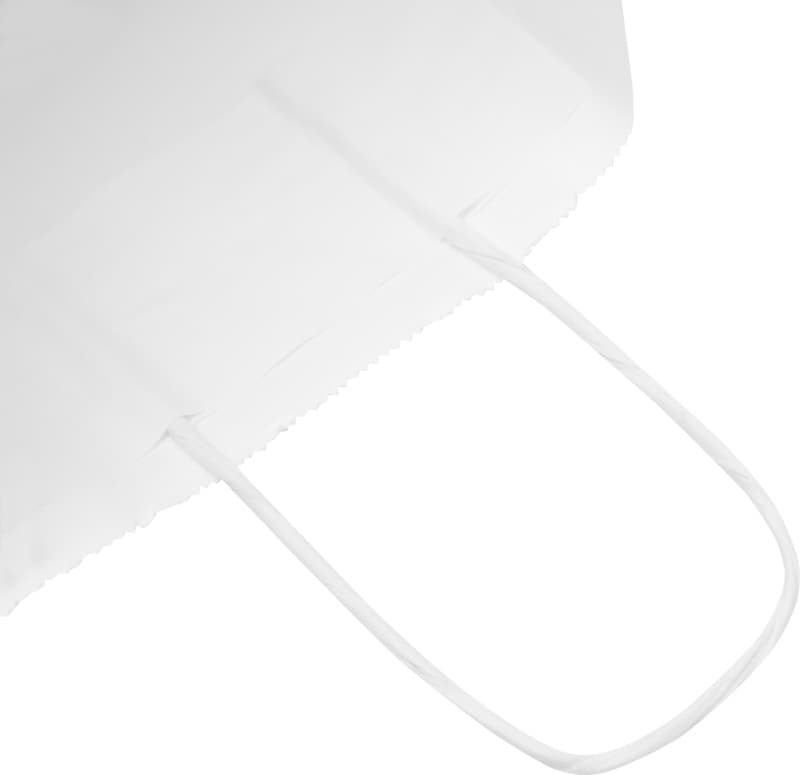Kraft 80 g/m2 paper bag with twisted handles - 18 x 8 x 21 cm 5