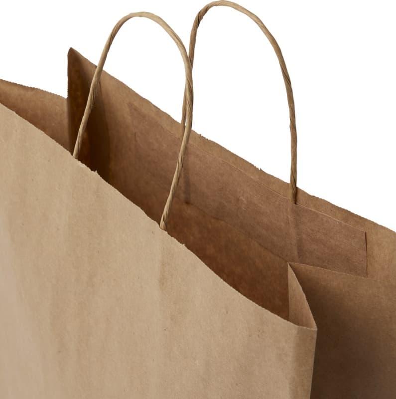 Kraft 80-90 g/m2 paper bag with twisted handles - 32 x 12 x 40 cm 10