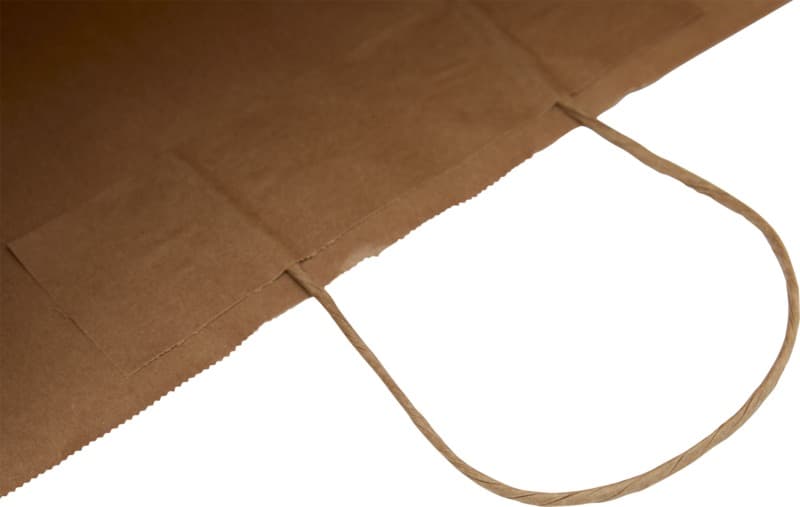 Kraft 80-90 g/m2 paper bag with twisted handles - 34 x 20 x 35 cm 11