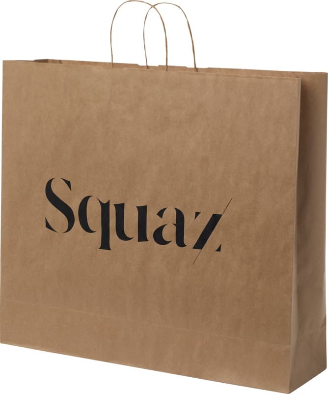 Kraft 90-100 g/m2 paper bag with twisted handles - 49.5 x 14 x 44 cm 7