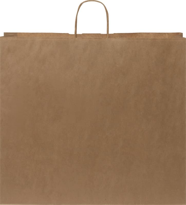 Kraft 90-100 g/m2 paper bag with twisted handles - 49.5 x 14 x 44 cm 8