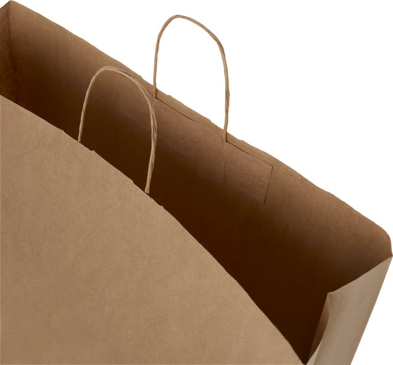 Kraft 90-100 g/m2 paper bag with twisted handles - 49.5 x 14 x 44 cm 10