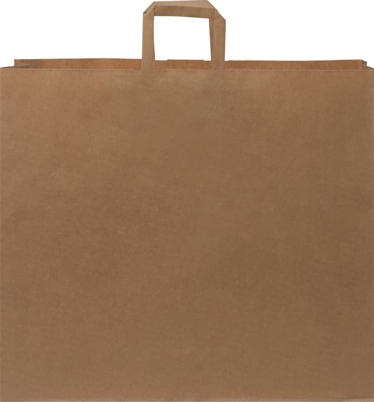Kraft 90-100 g/m2 paper bag with flat handles - 49.5 x 14 x 44 cm 7