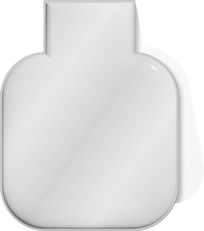 RFX™ M-10 square reflective TPU magnet 4