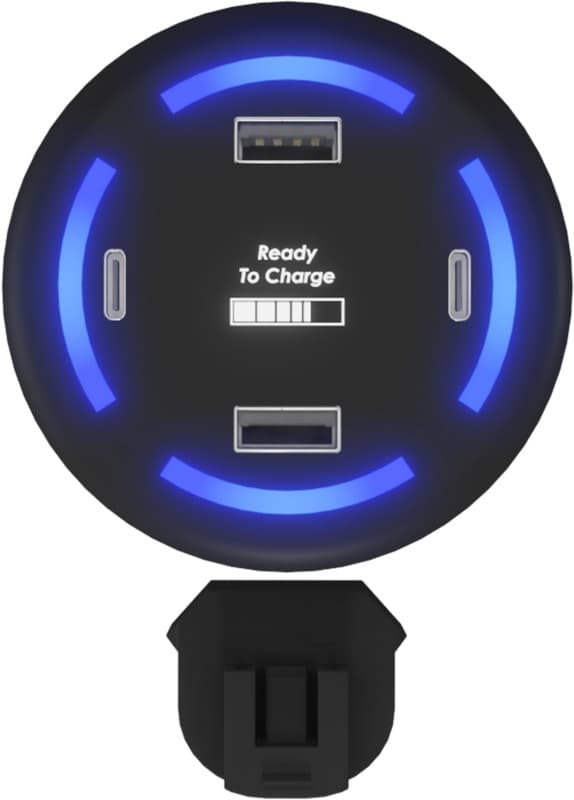 SCX.design H11 light-up logo smart home charger 1