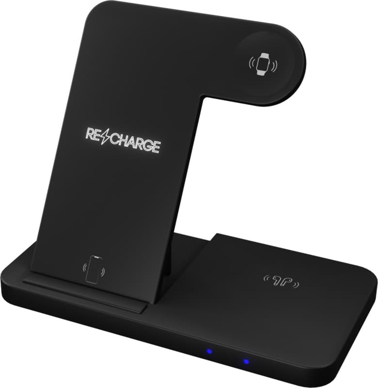 SCX.design W28 3-in-1 wireless charging base with phone stand 1