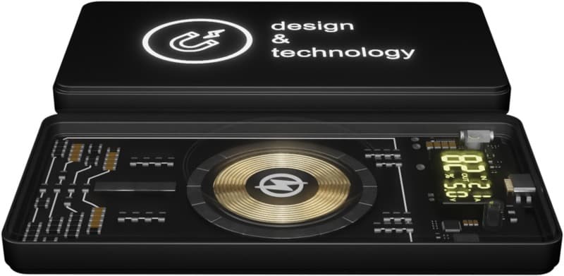 SCX.design P19 5000 mAh 5W magnetic wireless power bank 5