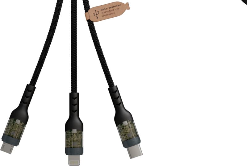 SCX.design O32 foldable phone stand with 3-in-1 charging cable 6