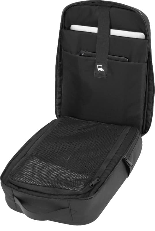 SCX.design L12 shield backpack with built-in 10.000 mAh power bank and 3-in-1 charging cable 4