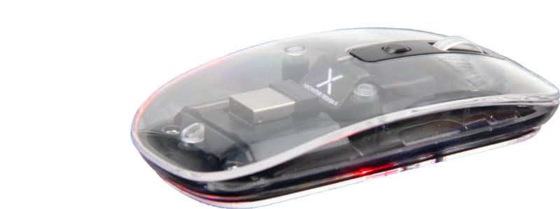 SCX.design O24 transparent multimode wireless 2.4Ghz Bluetooth® mouse 1