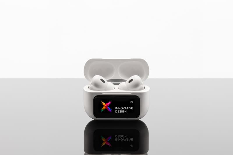 SCX.design E26 ANC earbuds with interactive touchscreen charging case 5