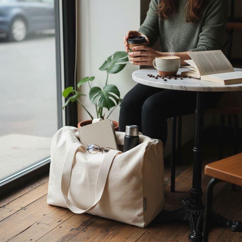 Citizen Green Combio organic cotton travel bag and pouch 4