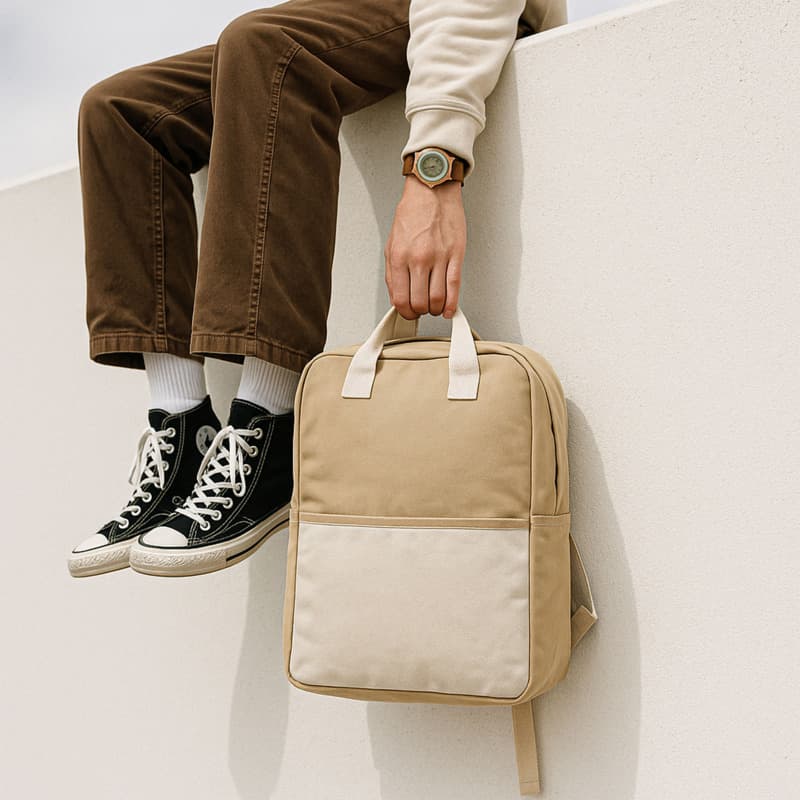 Citizen Green Naturback organic cotton backpack 4