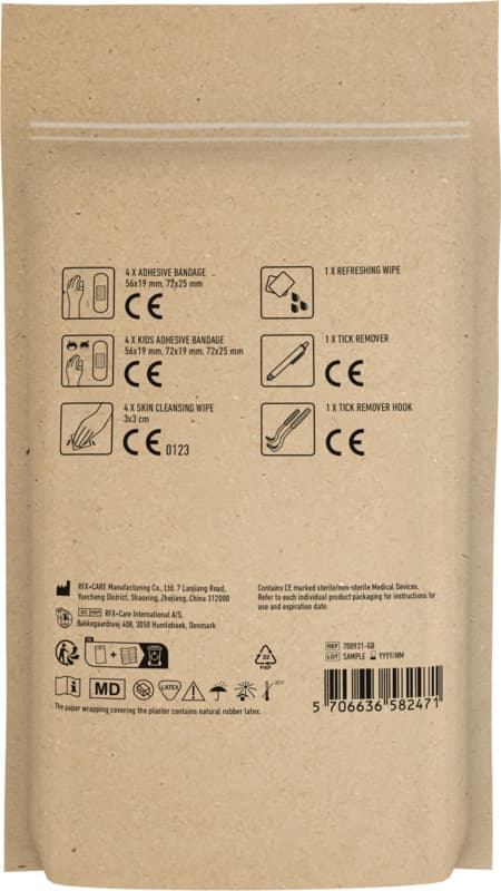 MyKit Tick First Aid Kit with paper pouch 8