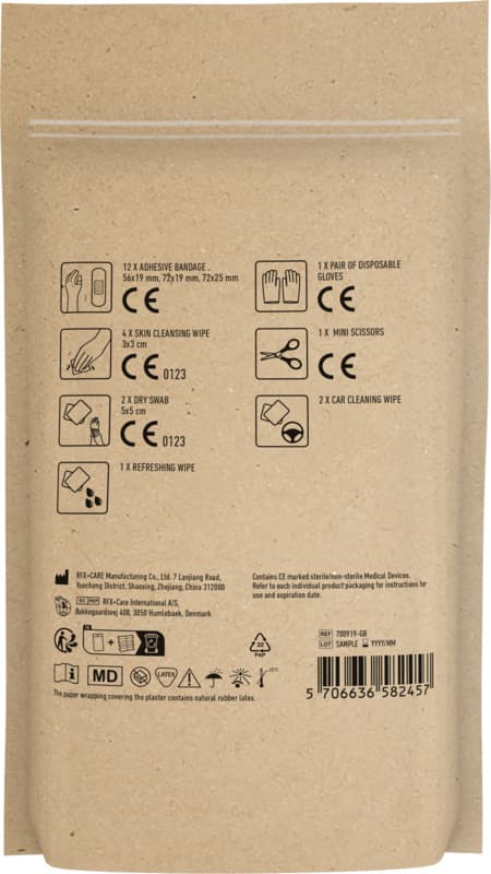 MyKit Car First Aid Kit with paper pouch 8