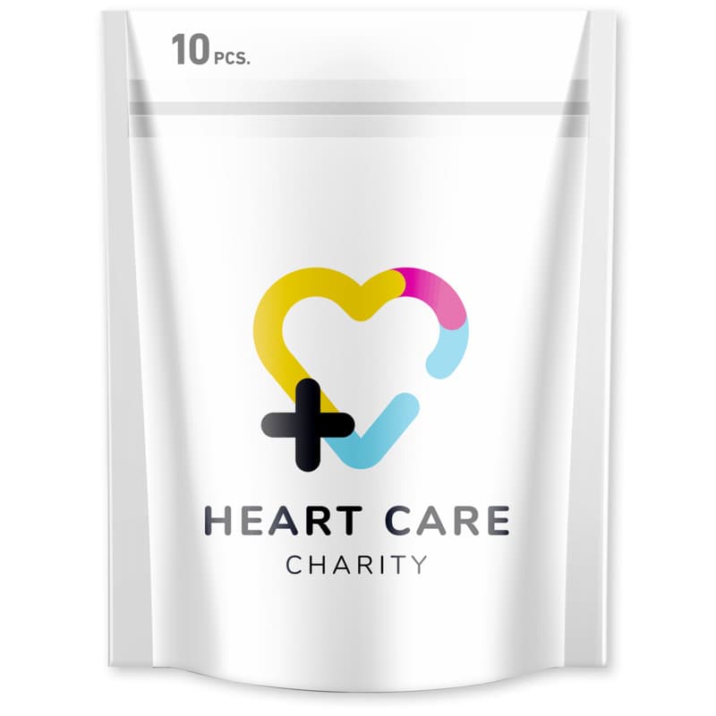 10-pieces plasters with full colour printed paper pouch 5