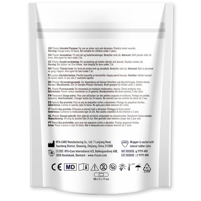 10-pieces plasters with full colour printed paper pouch 6