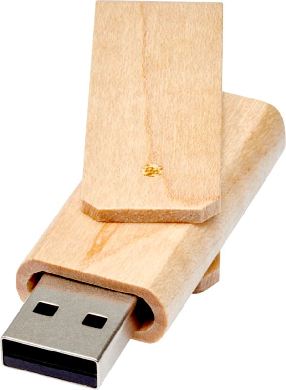 Rotate wooden USB 1