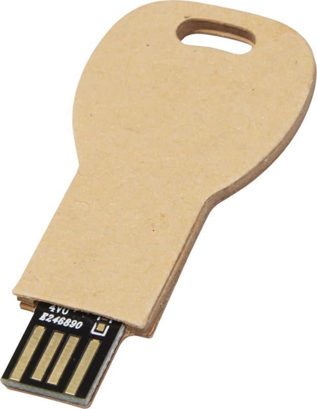Key-shaped recycled paper USB 2.0 43