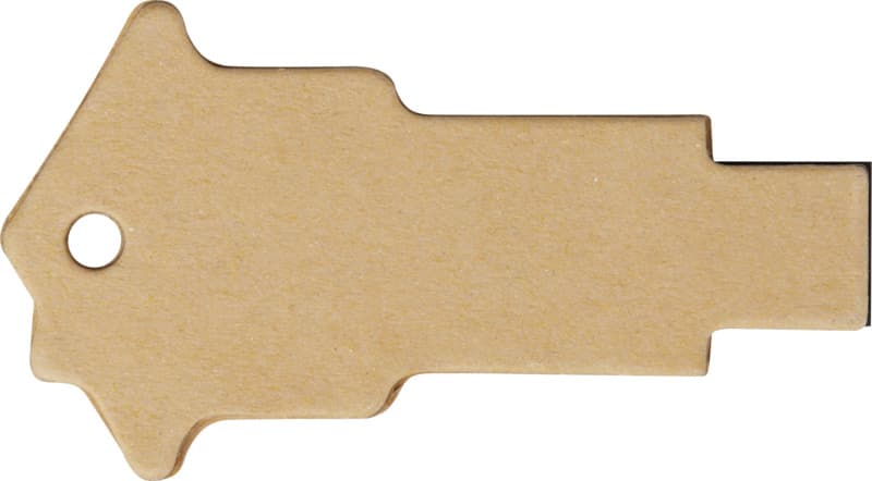 House-shaped recycled paper USB 2.0 4